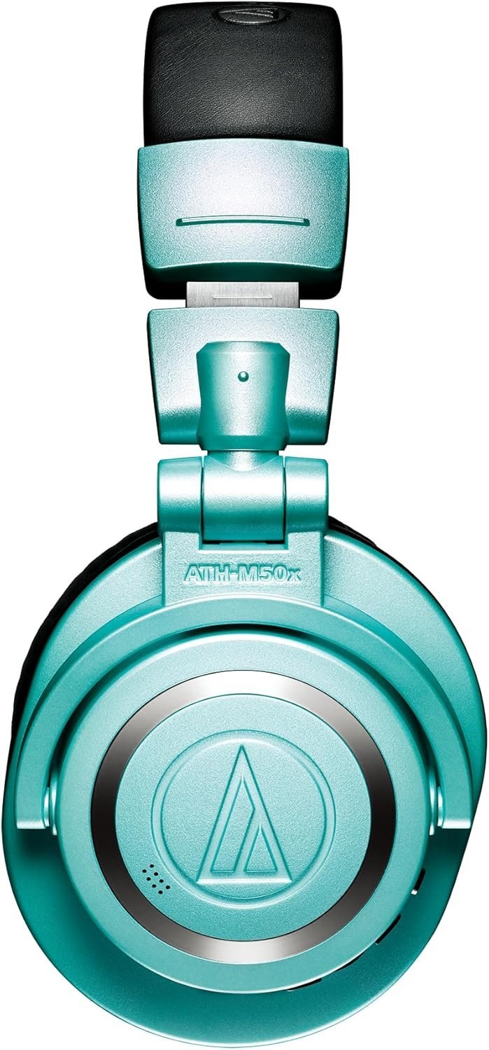 67ee7bfd281e44482fa4d7c2038d4025893b4ec5e59d0c04b05c2.jpg Audio-Technica ATH-M50xBT2IB Wireless Over-Ear Headphones, Ice Blue