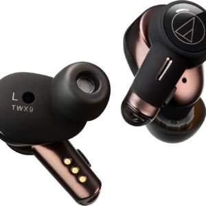 Audio-Technica ATH-TWX9 Wireless Earbuds, Premium Listening Experience with Bluetooth Wireless, Noise-Cancellation, High-Resolution Drivers with Innovative Acoustic Technology, Adjustable