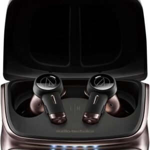 Audio-Technica ATH-TWX9 Wireless Earbuds, Premium Listening Experience with Bluetooth Wireless, Noise-Cancellation, High-Resolution Drivers with Innovative Acoustic Technology, Adjustable