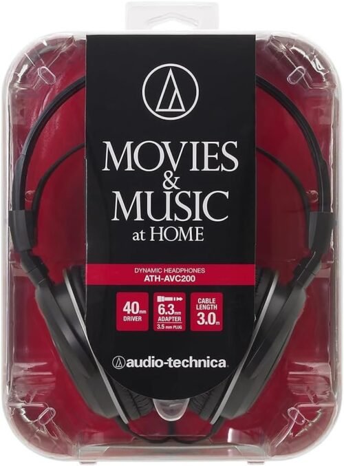 67ee7d147b64a68abd03fc6defa314efb8f51c7fc2d2d719a56ed.jpg Audio-Technica ATH-AVC200 SonicPro Over-Ear Headphone