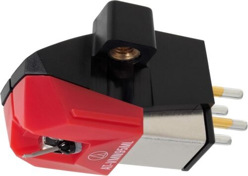 Audio-Technica AT-VM95ML Dual Moving Magnet Turntable Phono Cartridge (Red)