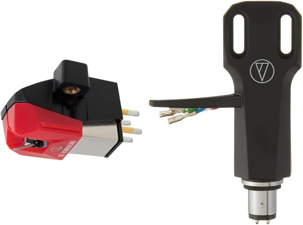 67ee7e3f882705554baac2cf4137fb2d41919de6ee5e289d4a895.jpg Audio-Technica AT-VM95ML Dual Moving Magnet Turntable Phono Cartridge (Red)