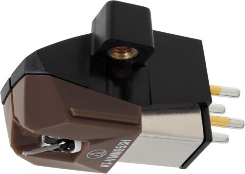 Audio-Technica AT-VM95SH Dual Moving Magnet Turntable Phono Cartridge (Brown)
