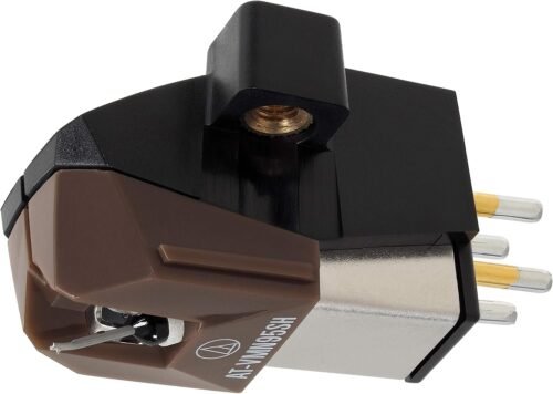 Audio-Technica AT-VM95SH Dual Moving Magnet Turntable Phono Cartridge (Brown)
