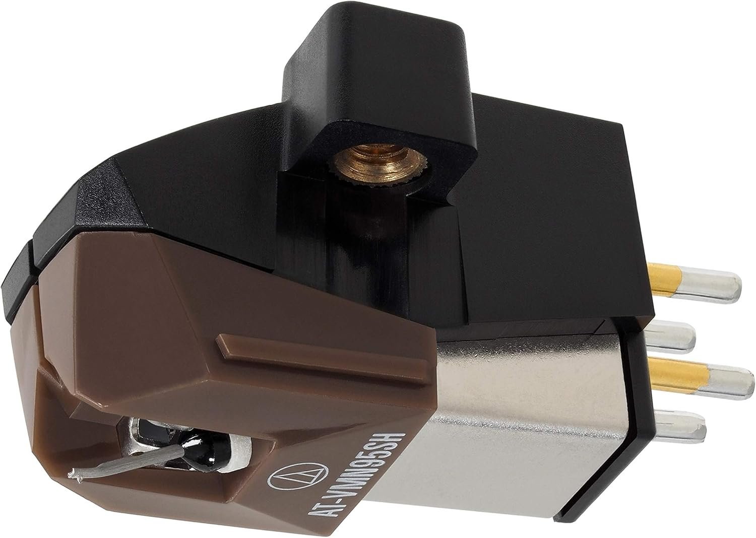 Audio-Technica AT-VM95SH Dual Moving Magnet Turntable Phono Cartridge (Brown)