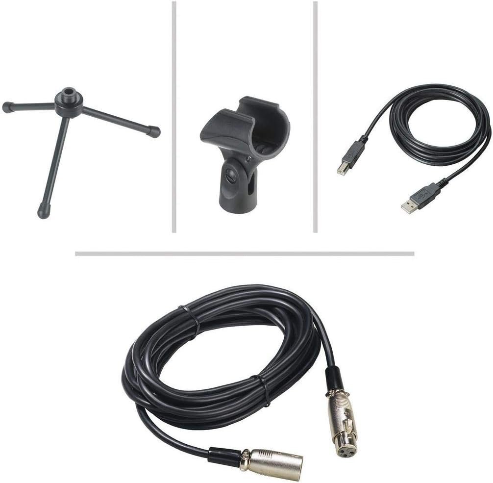 67ee8362e467dd3509ceab880a0eb1de7602b4241b1f2e37e5591.jpg Audio-Technica AUD AT2005USB Cardioid Dynamic USB/XLR Microphone