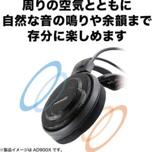 Audio-technica ATH-AD900X Open-Back Audiophile Headphones,Black