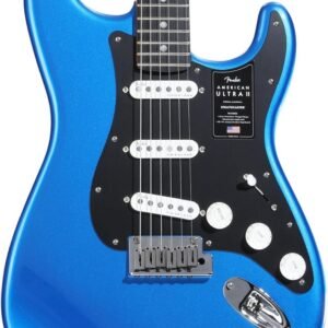 Fender American Ultra II Stratocaster HSS Ebony Fingerboard Electric Guitar 0119151776 - Noble Blue