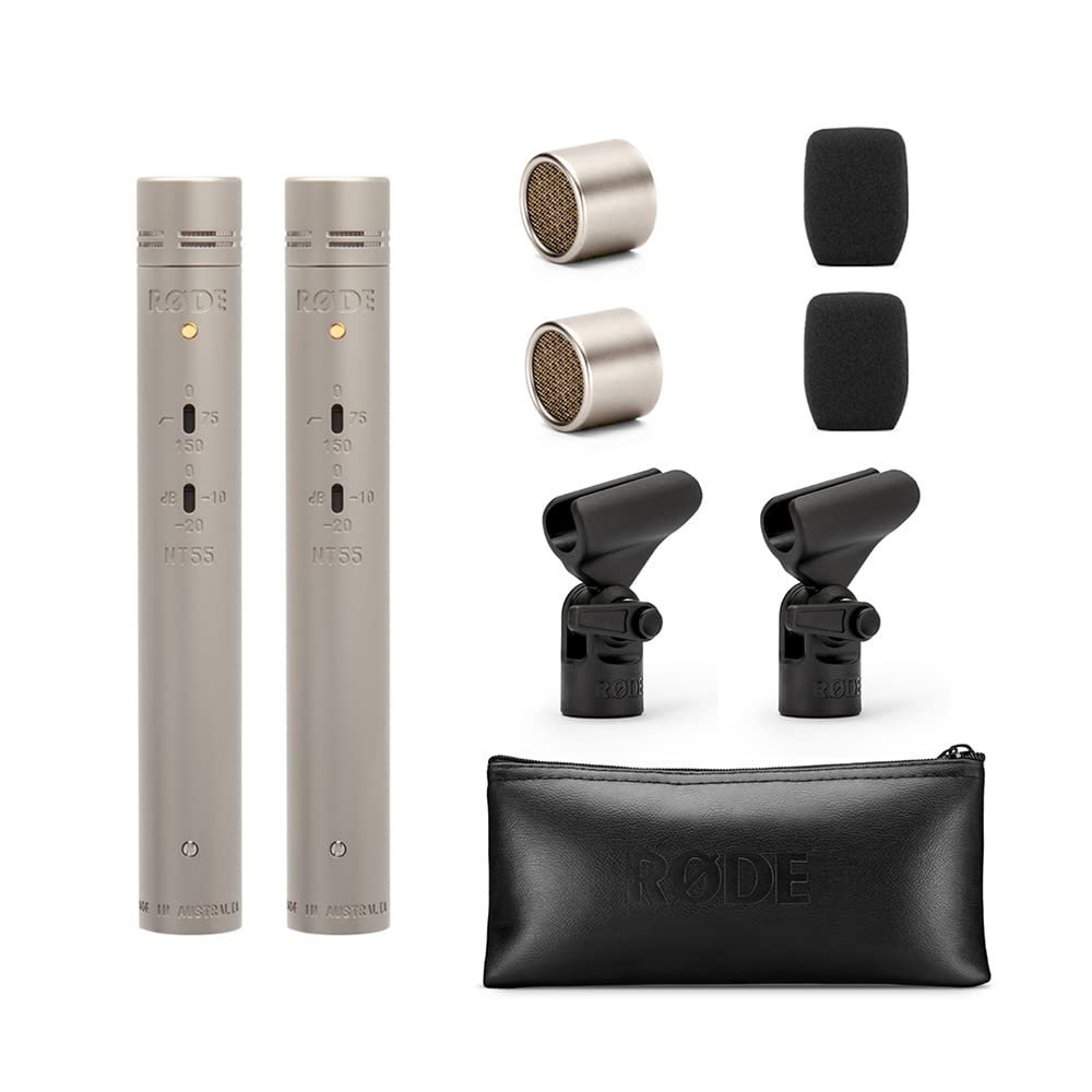 Rode NT55MP Cardioid Microphones, Matched Pair