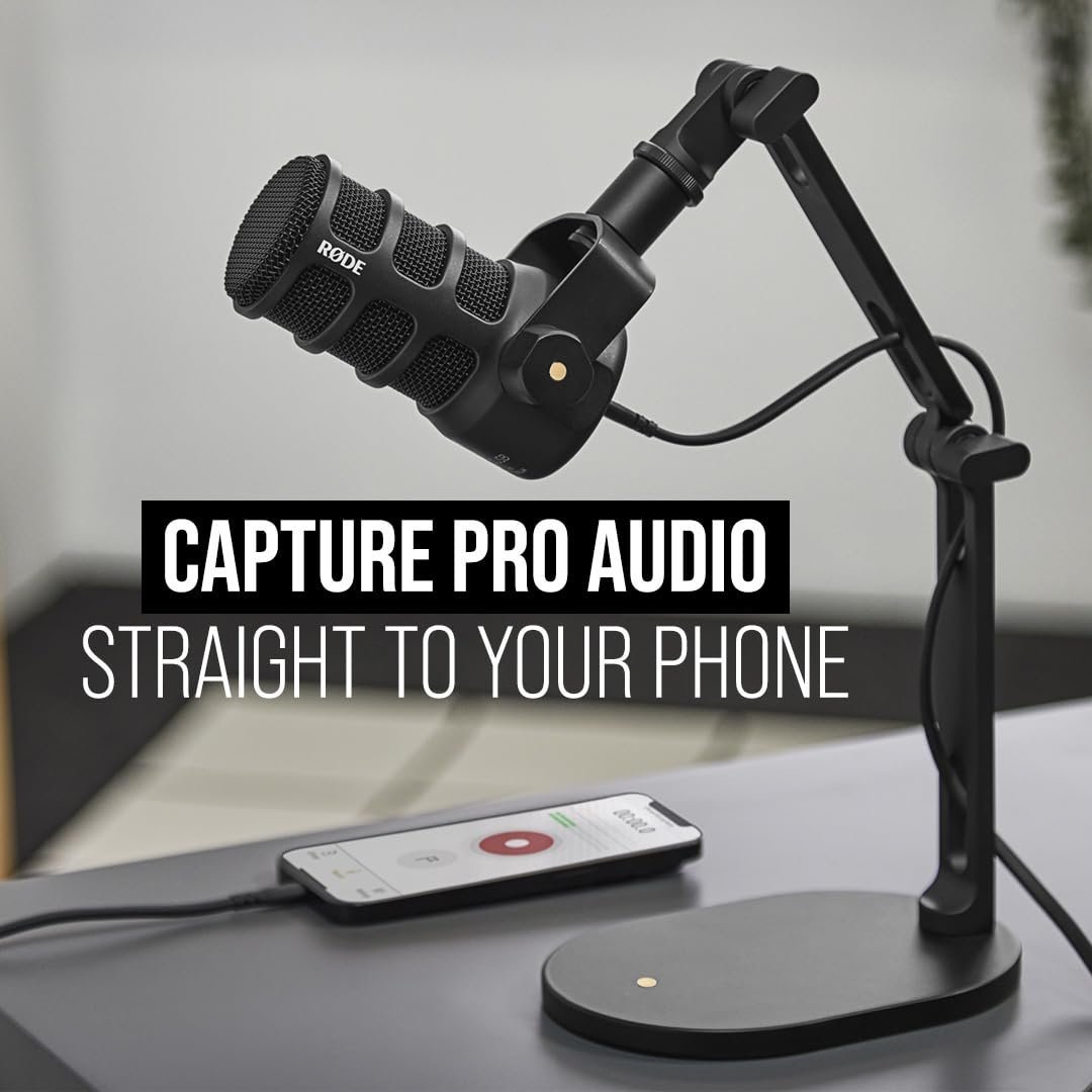 67f26fe60b19af5898104f828c37f562a8c1cbfff7f7a9d2e0298.jpg Rode Podmic USB Versatile Dynamic Broadcast Microphone with XLR and USB Connectivity for Podcasting, Streaming, Gaming, Music-Making and Content Creation