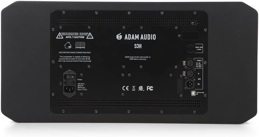 ADAM Audio S3H Active 3 Way Mid-field Studio Monitor - Single
