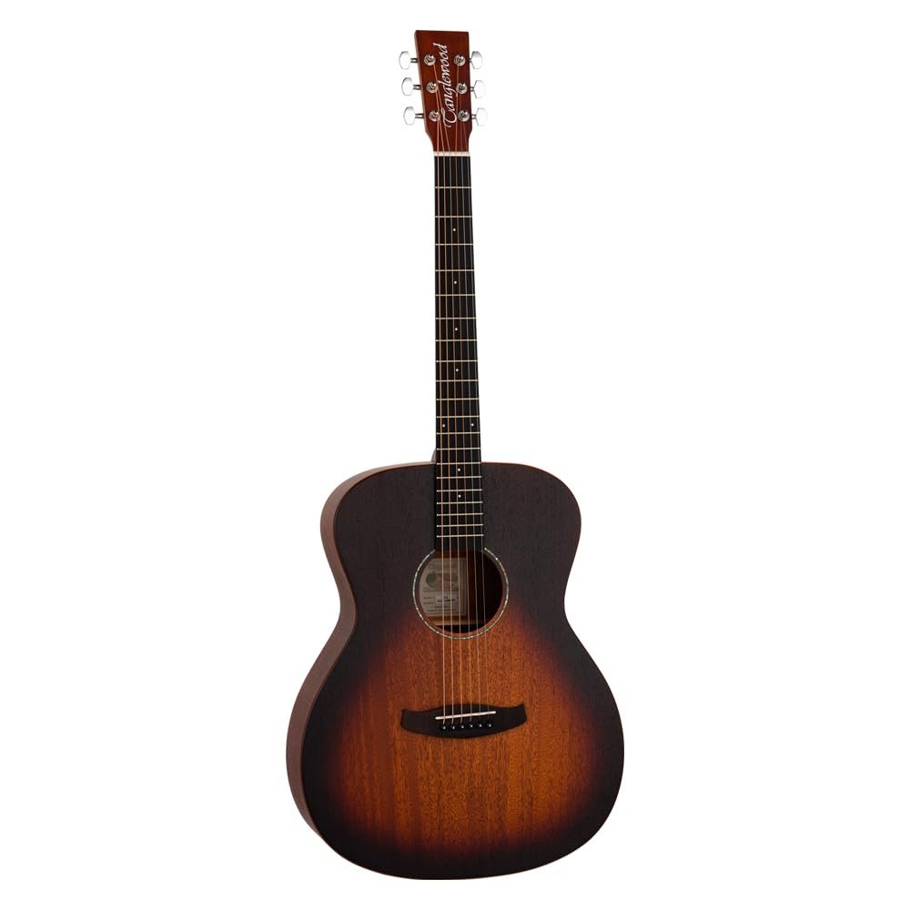 Tanglewood Crossroads TC3 Orchestra Acoustic Guitar, Whiskey Burst Satin Finish