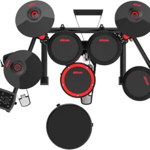 D Drum E-Flex BT8 8 Pieces Electronic Drum Kit With Mesh Heads & Bluetooth Connectivity