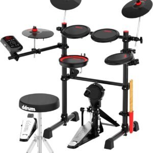 D Drum E-Flex BT8 8 Pieces Electronic Drum Kit With Mesh Heads & Bluetooth Connectivity