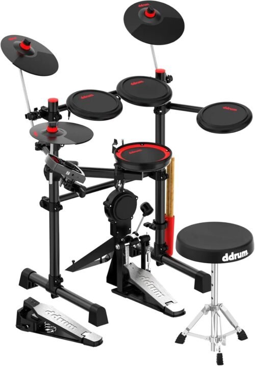 D Drum E-Flex BT8 8 Pieces Electronic Drum Kit With Mesh Heads & Bluetooth Connectivity D Drum E-Flex BT8 8 Pieces Electronic Drum Kit With Mesh Heads & Bluetooth Connectivity