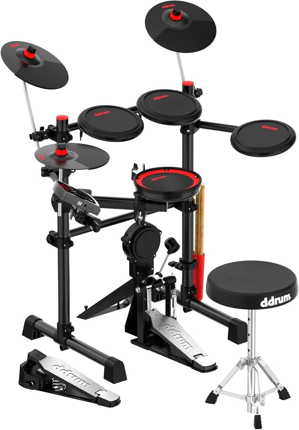 D Drum E-Flex BT8 8 Pieces Electronic Drum Kit With Mesh Heads & Bluetooth Connectivity