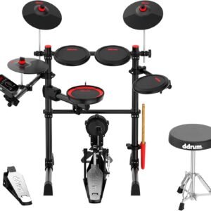 D Drum E-Flex BT8 8 Pieces Electronic Drum Kit With Mesh Heads & Bluetooth Connectivity