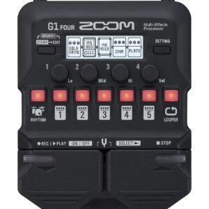Zoom G1 Four Electric Guitar Multi Effect without adapter (Black)