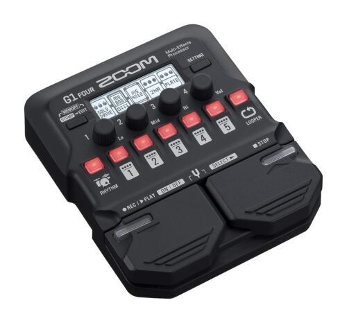 67f91e29548198a56d59e9d27e116ceaa9882c791d798279e09c9.jpg Zoom G1 Four Electric Guitar Multi Effect without adapter (Black)