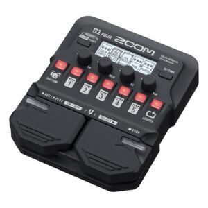 Zoom G1 Four Electric Guitar Multi Effect without adapter (Black)