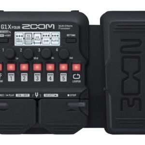 67f91e9b20e516374d7dfd2b63b62f7fde9757526e503a0905824.jpg Zoom G1X Four Multi-effects Processor with Expression Pedal without adapter (Black)
