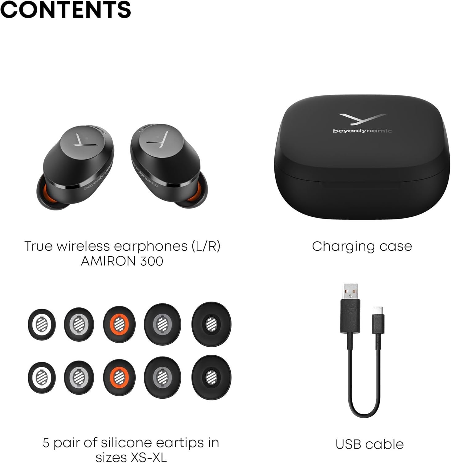 680c8fa1b7b1f84ecab01b24a33eedfd224a81b0795fbbebcaa1f-1.jpg beyerdynamic Amiron 300 True Wireless Noise Cancelling Earbuds, Multipoint Bluetooth? 5.3 with Active Noise Cancellation, Up to 10 Hours of Battery Runtime, Black
