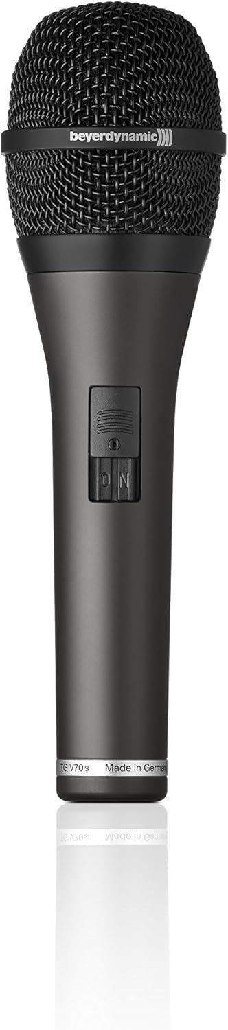 beyerdynamic TG V70 s Dynamic Microphone for Singing and Speech - Hyper Cardioid Polar Pattern with On/Off Switch
