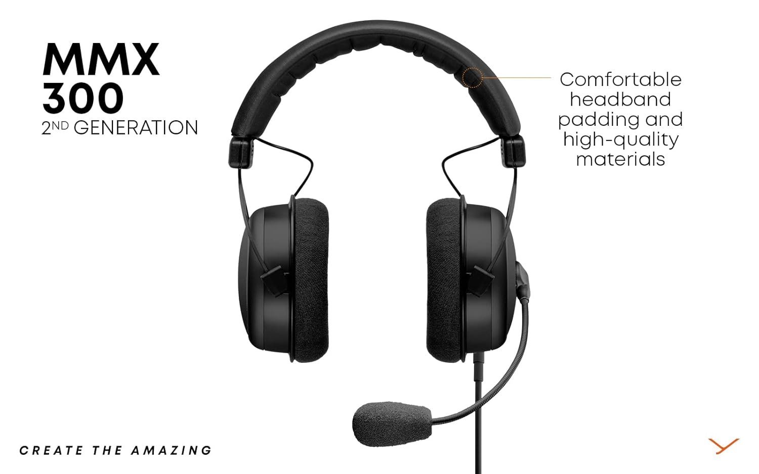 beyerdynamic MMX 300 (2Nd Generation)Premium Gaming Headset,Over Ear,Wired,Black