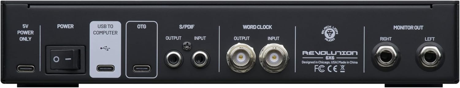 Black Lion Audio Revolution 6x6 USB Audio Interface
