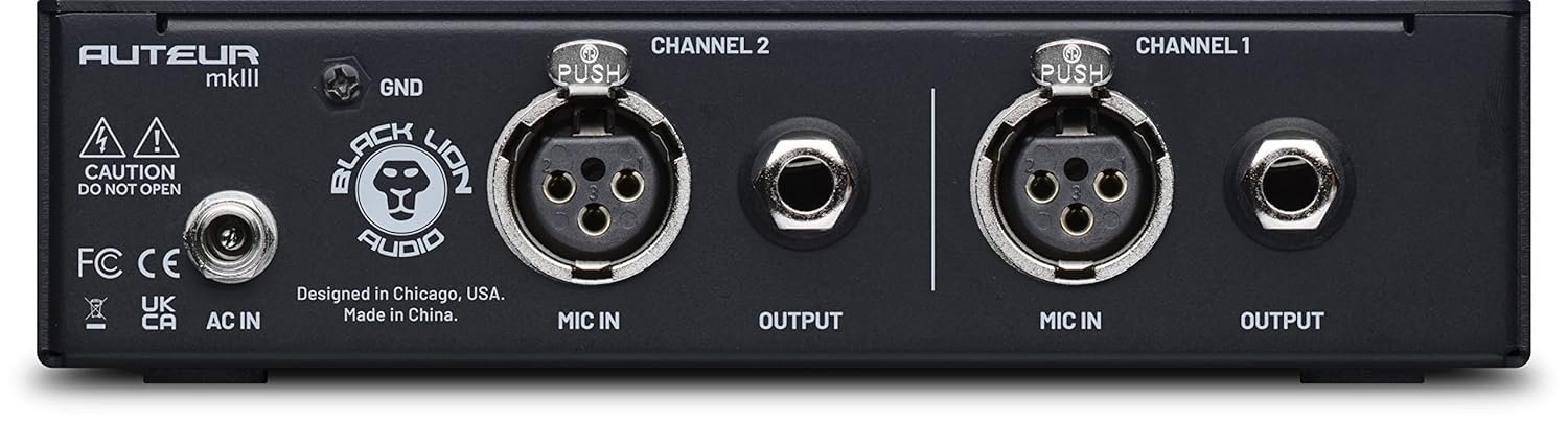 680ca6bfd4474d3d107584af6d3ed9bc7c640035a2d2f3e998746.jpg Black Lion Audio Auteur MK3 Dual Channel Microphone Preamp