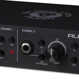 680ca6c16d64dab718c92bdd193b4a6c5d81d07ab729605dd4a17-1.jpg Black Lion Audio Auteur MK3 Dual Channel Microphone Preamp