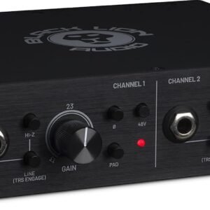 680ca6c32f4df74d80d05b8f98e09f06b16b12a33bc15e43d2cf1.jpg Black Lion Audio Auteur MK3 Dual Channel Microphone Preamp