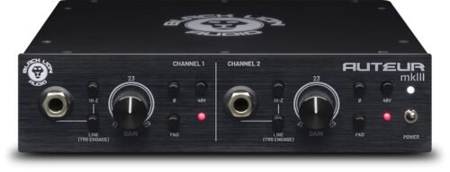 Black Lion Audio Auteur MK3 Dual Channel Microphone Preamp