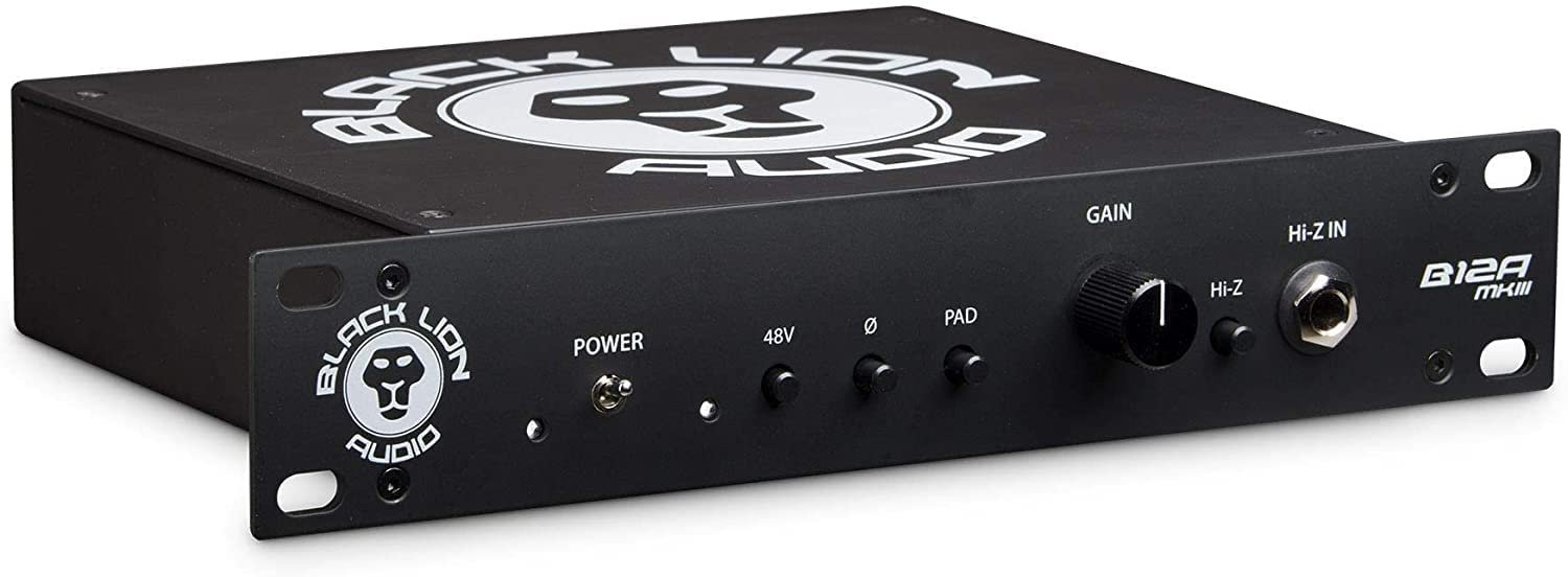 Black Lion Audio B12A MKIII Half-Rack American-Styled Preamp