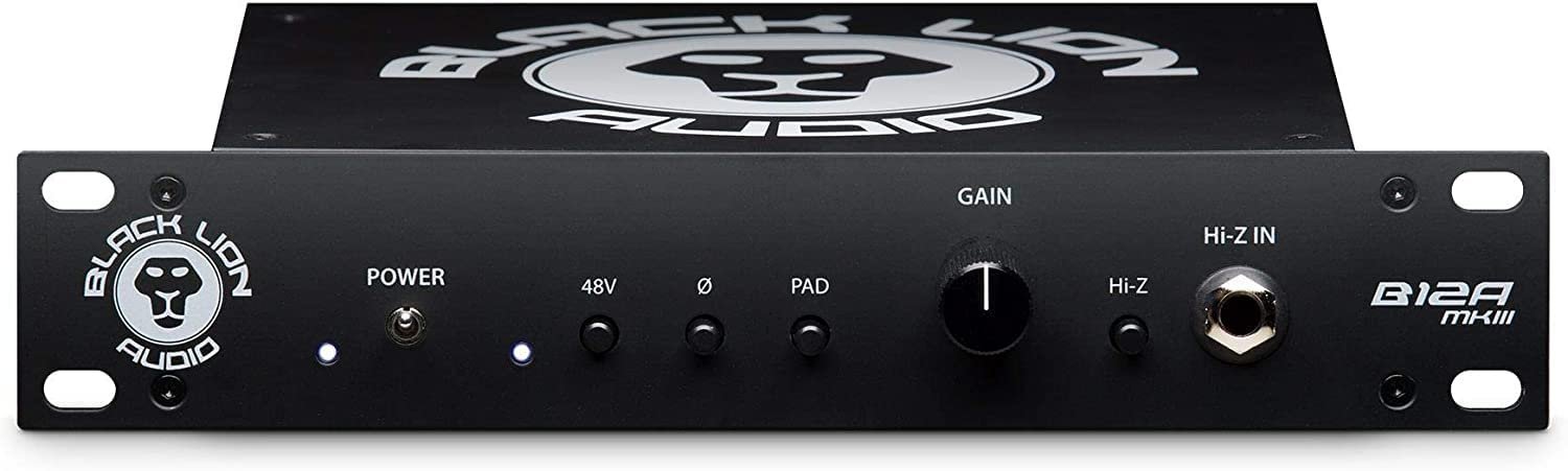 Black Lion Audio B12A MKIII Half-Rack American-Styled Preamp