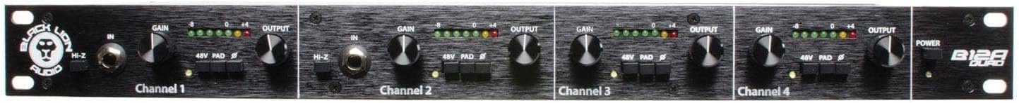 Black Lion Audio B12A Quad - 4 Channel Mic Preamp