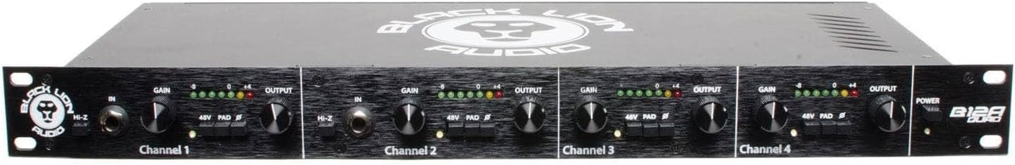Black Lion Audio B12A Quad - 4 Channel Mic Preamp