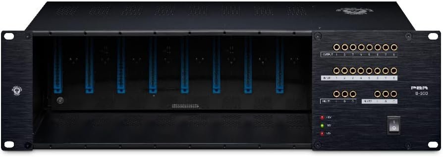 Black Lion Audio PBR 8-500 8-slot 500 Series Rack/PSU with Built-in Patchbay