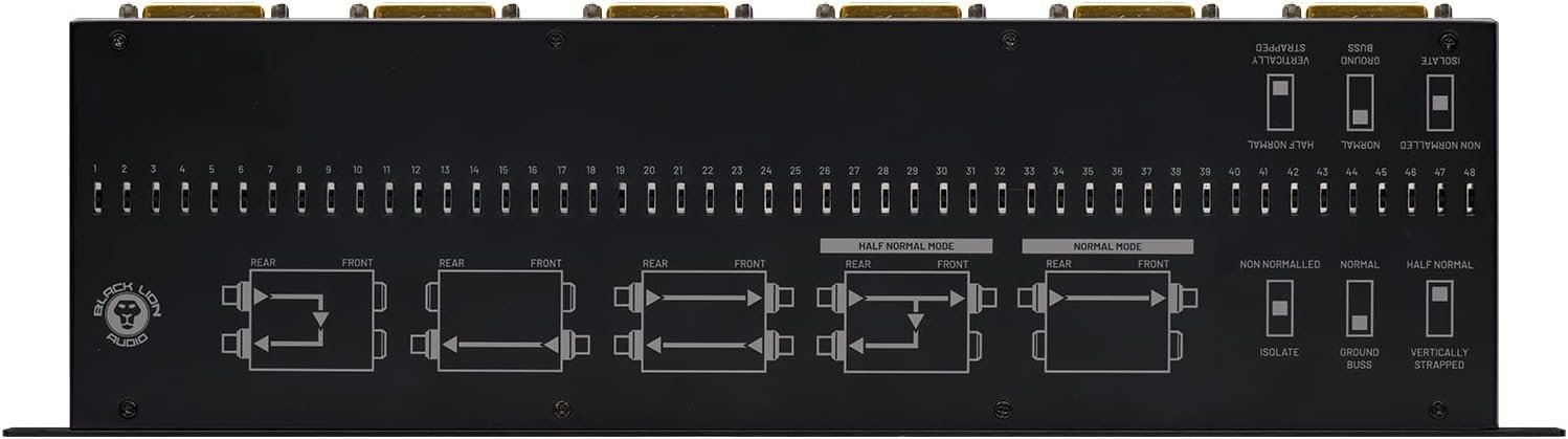 680caf4fad8540007142dbfcbd4230ca3b4e192023bdc205cb22e.jpg Black Lion Audio PBR-TT patchbay