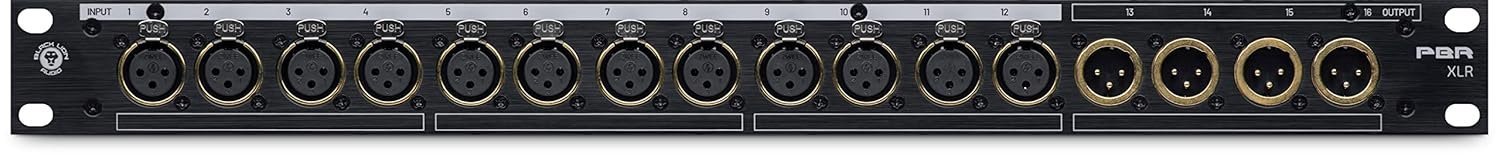 BLACK LION AUDIO PBR-XLR 16-POINT GOLD PLATED XLR PATCH BAY