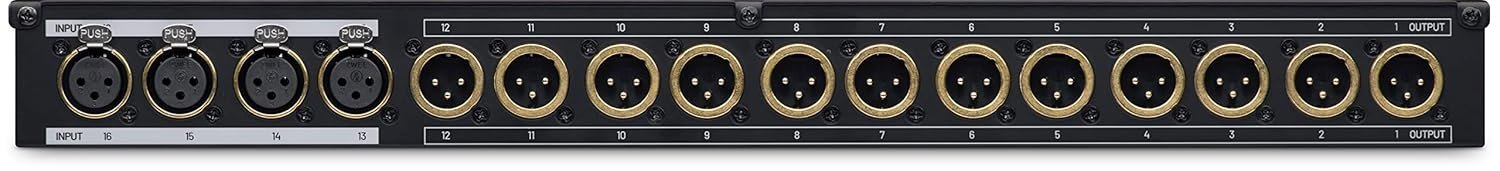 BLACK LION AUDIO PBR-XLR 16-POINT GOLD PLATED XLR PATCH BAY