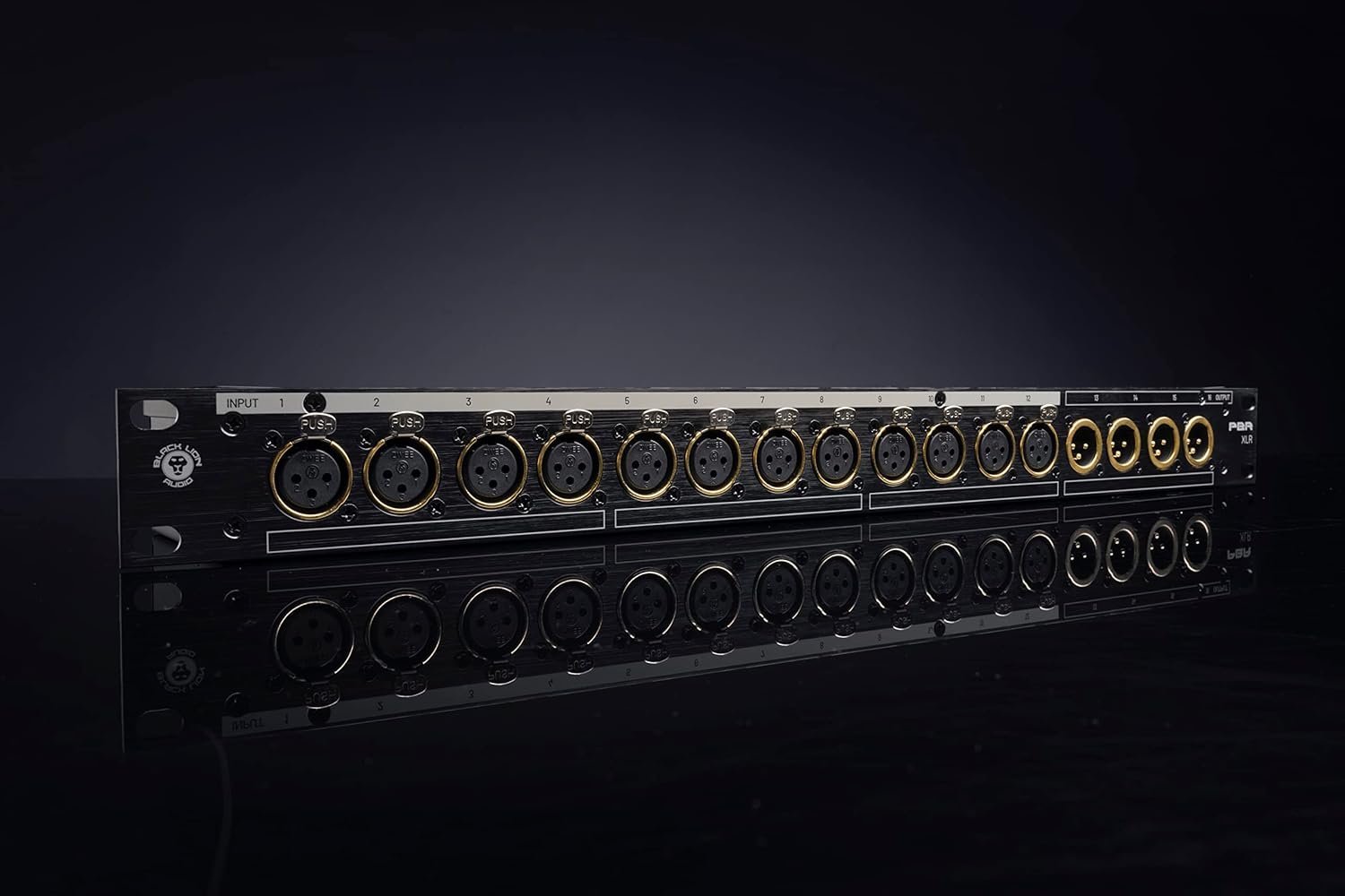 BLACK LION AUDIO PBR-XLR 16-POINT GOLD PLATED XLR PATCH BAY