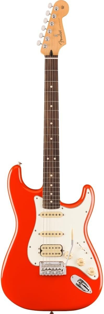 Fender Player II Stratocaster HSS Slab Rosewood Electric Guitar 0140540558 - Coral Red