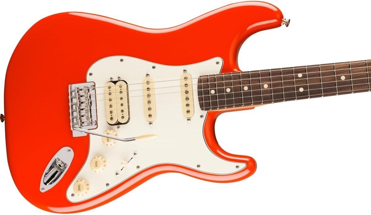 Fender Player II Stratocaster HSS Slab Rosewood Electric Guitar 0140540558 - Coral Red