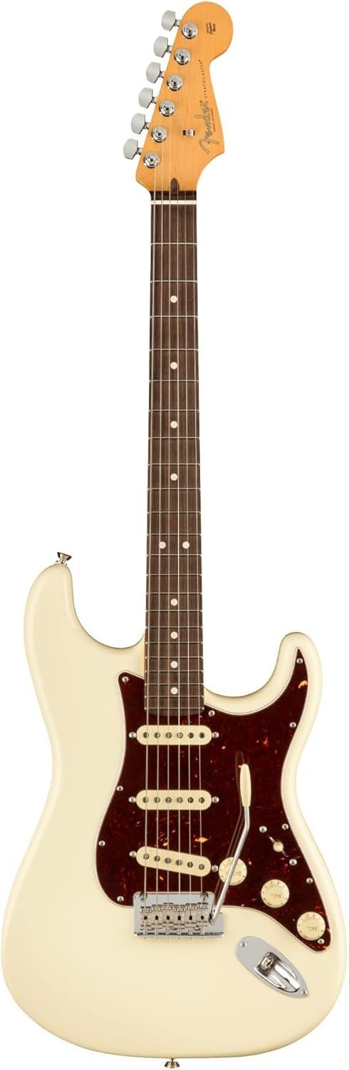 Fender American Professional II Stratocaster Rosewood Fingerboard SSS Electric Guitar 0113900705 - Olympic White