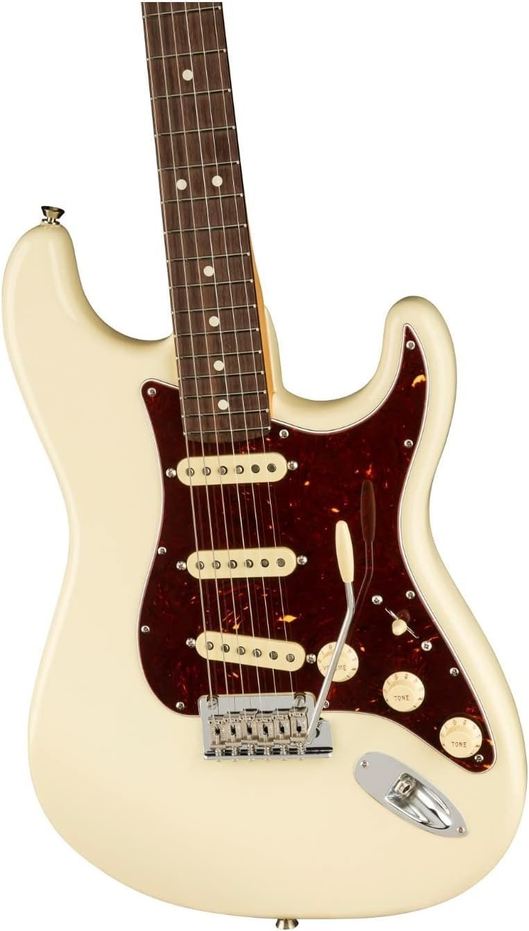 Fender American Professional II Stratocaster Rosewood Fingerboard SSS Electric Guitar 0113900705 - Olympic White