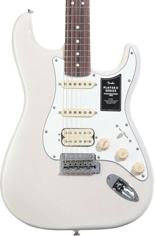 680cc2b53bab67111613d7aa3ae751dbf7e790298726a86ad95c2.jpg Fender Player II Stratocaster HSS Electric Guitar 0140540501 - White Blonde Chambered