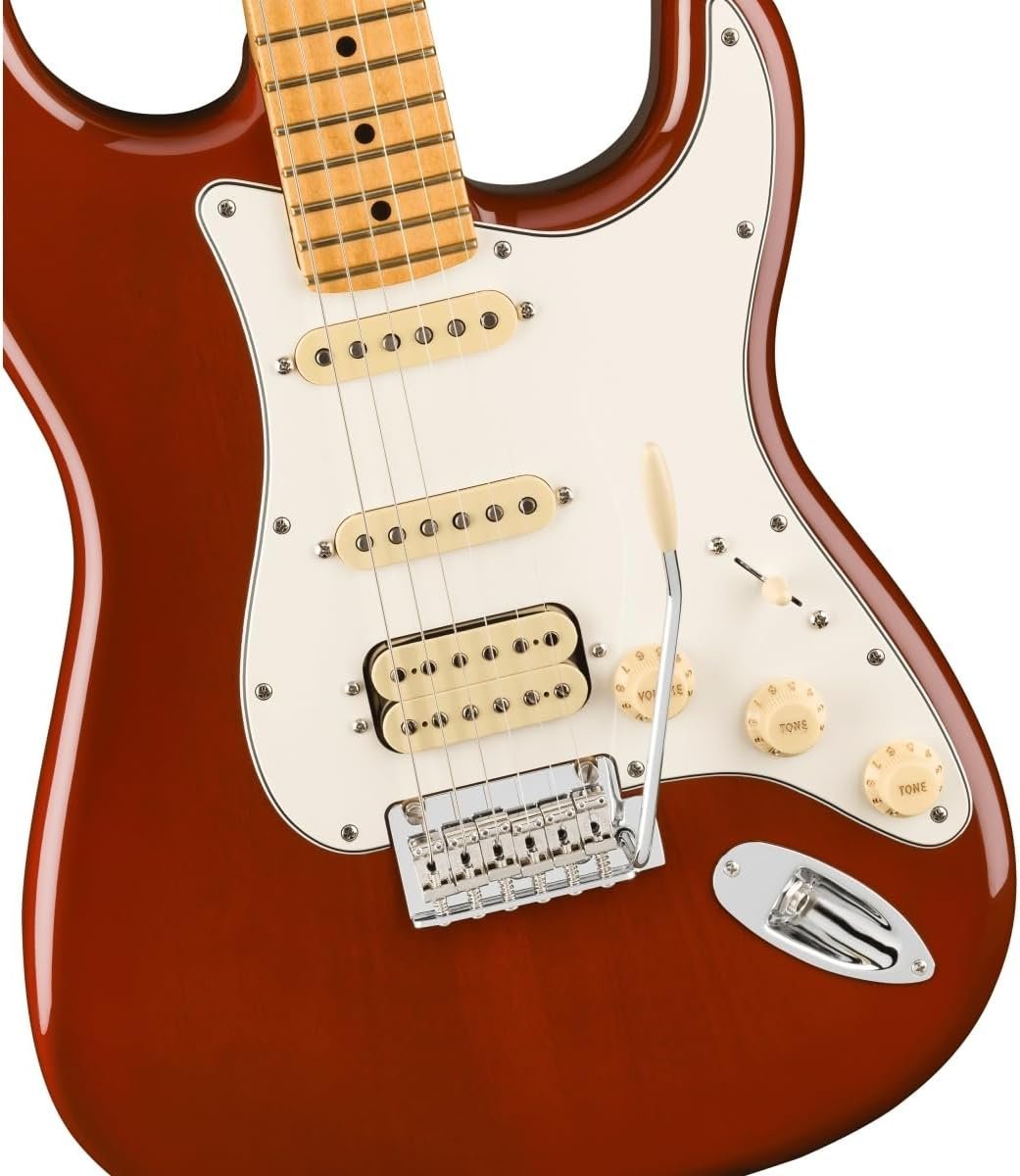 Fender Player II Stratocaster HSS Maple Fingerboard Electric Guitar 0140542545 - Transparent Mocha Burst (Chambered)