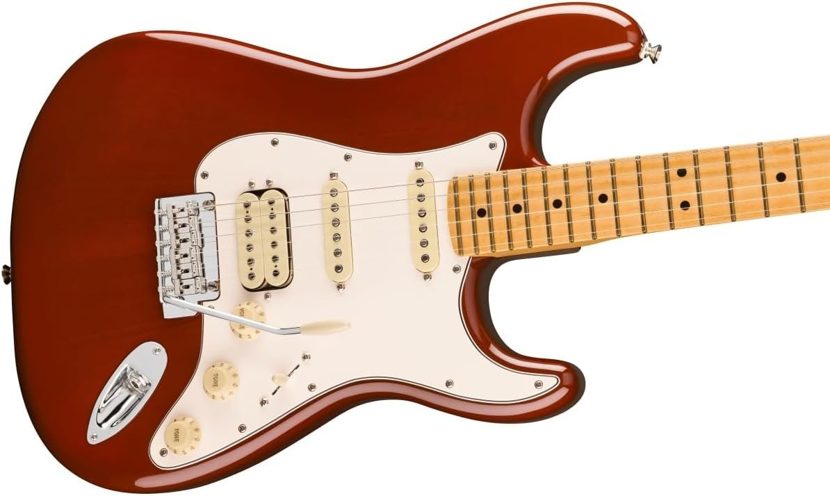 Fender Player II Stratocaster HSS Maple Fingerboard Electric Guitar 0140542545 - Transparent Mocha Burst (Chambered)