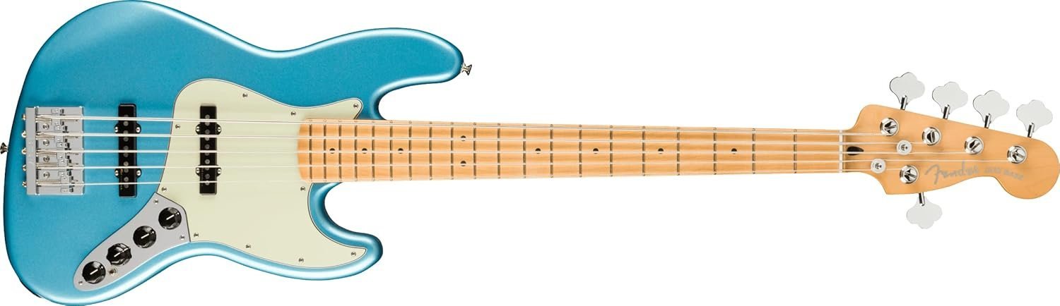 Fender Player Plus Jazz Bass V Pau Ferro Fingerboard 5-String Bass Guitar 0147382395 - Opal Spark